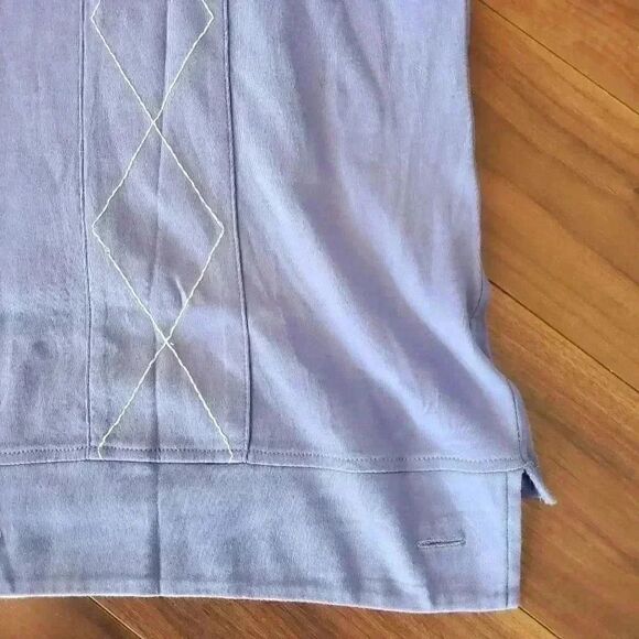 Xebex Sport Men's Blue White Embroidered Logo Shirt NEW - Picture 12 of 13